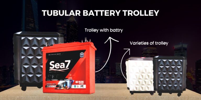 Tubular trolley battery