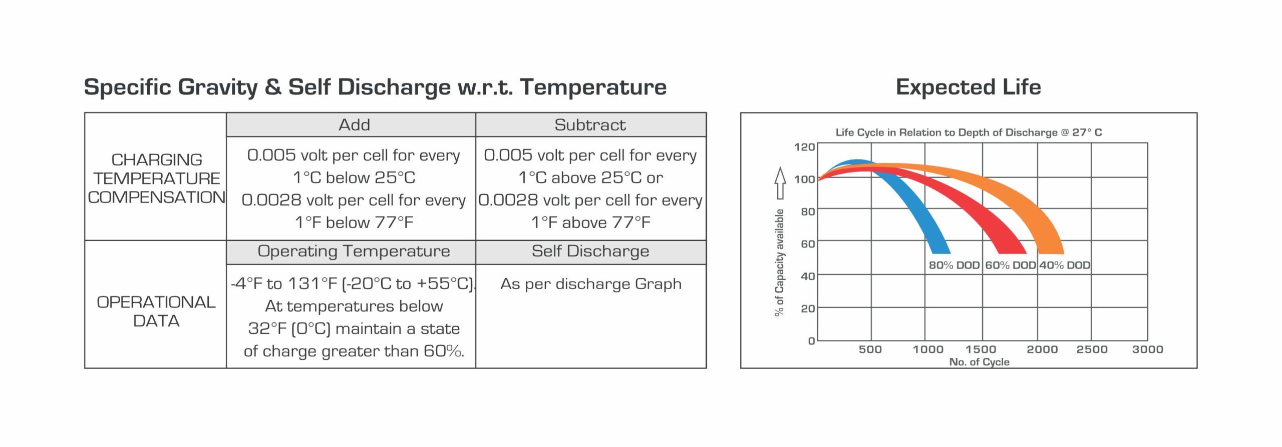 Tall Tubular Inverter Battery Features body